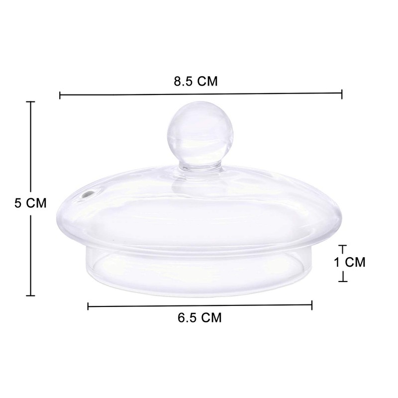 Teabloom Replacement Glass Lid for Teabloom Celebration Glass Teapot -