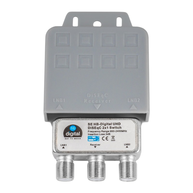 DiseqC Switch SE Switch 2/1 with Weather Protection Housing HB-DIGITAL