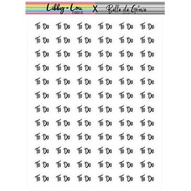 To Do Planner Sticker | Libby and Lou Sticker Co
