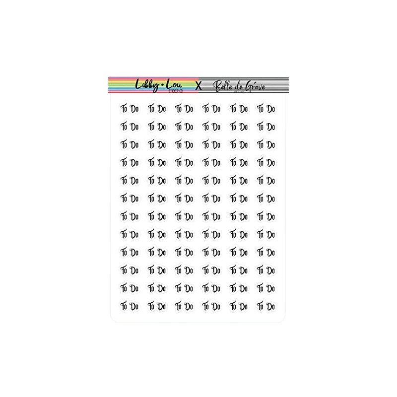 To Do Planner Sticker | Libby and Lou Sticker Co