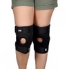 RNV Hinged Knee Support (Open Patella) - Black