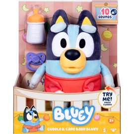 Bluey Cuddle & Care Baby with 10 Sounds