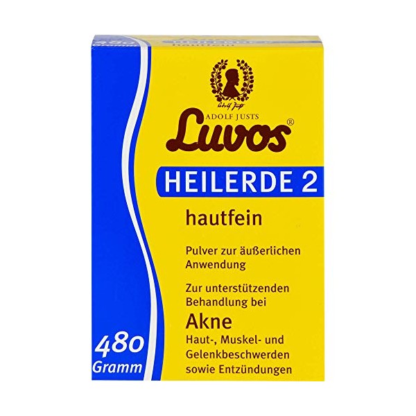 Luvos Heilerde 2 hautfein Pulver bei Akne, 480 g Pulver