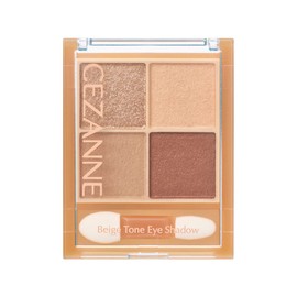Cezanne Beige Tone Eye Shadow 03 Antique Beige 0.1 oz (4.3 g) Glitter Pearl Matte 4 Colors Eye Shadow