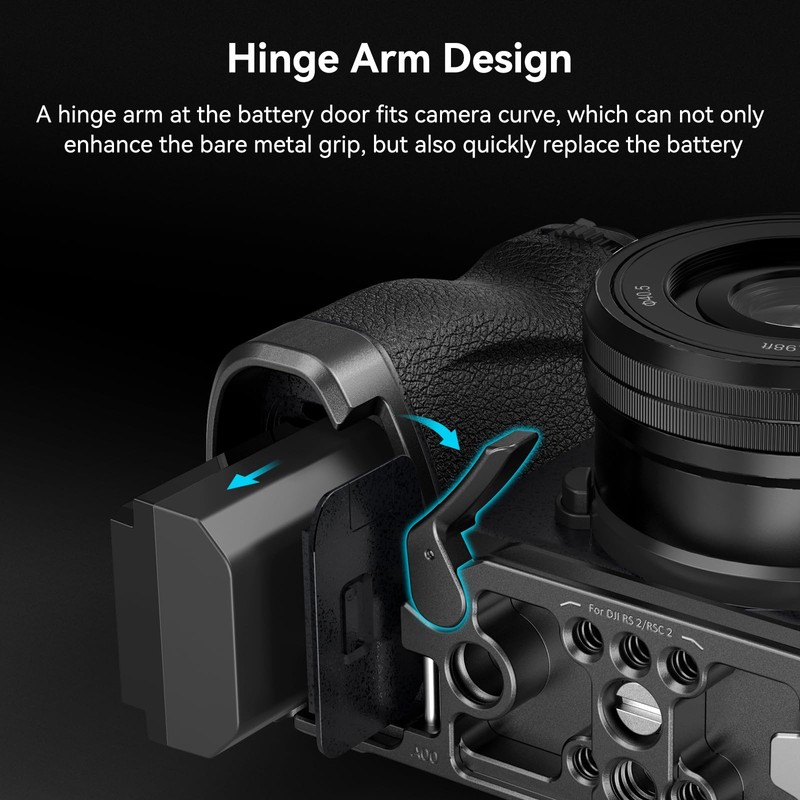 SMALLRIG Base Plate for Sony Alpha 6700, Lower Mounting Plate,
