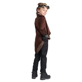 Dress Up America Steampunk Costume for Boys - Victorian Steam Punk Costume Set for Kids