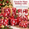 Red Christmas Wrapping Paper Roll for Holiday Gifts – Shiny