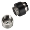 4 x So-Tech® Door Stops DUST Brushed Stainless Steel Diameter