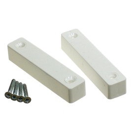 Door Contact - 5 Terminal for Burglar Alarm or Intruder Alarm, Professional Quality White Surface Contact.