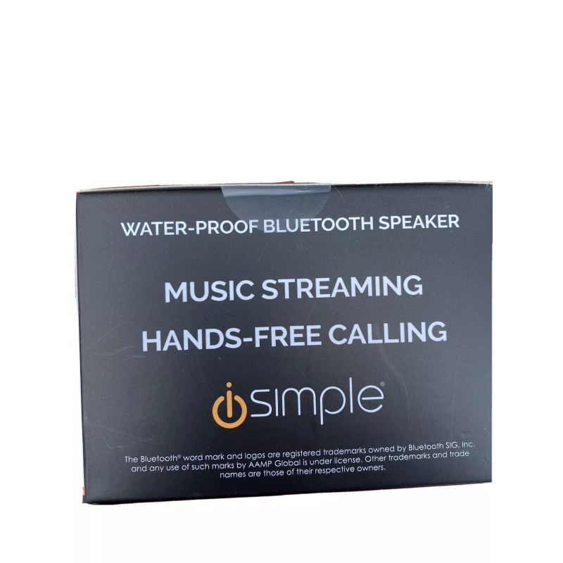 iSimple Vehicle Bluetooth Media Hub Speaker Water-Proof (268) New