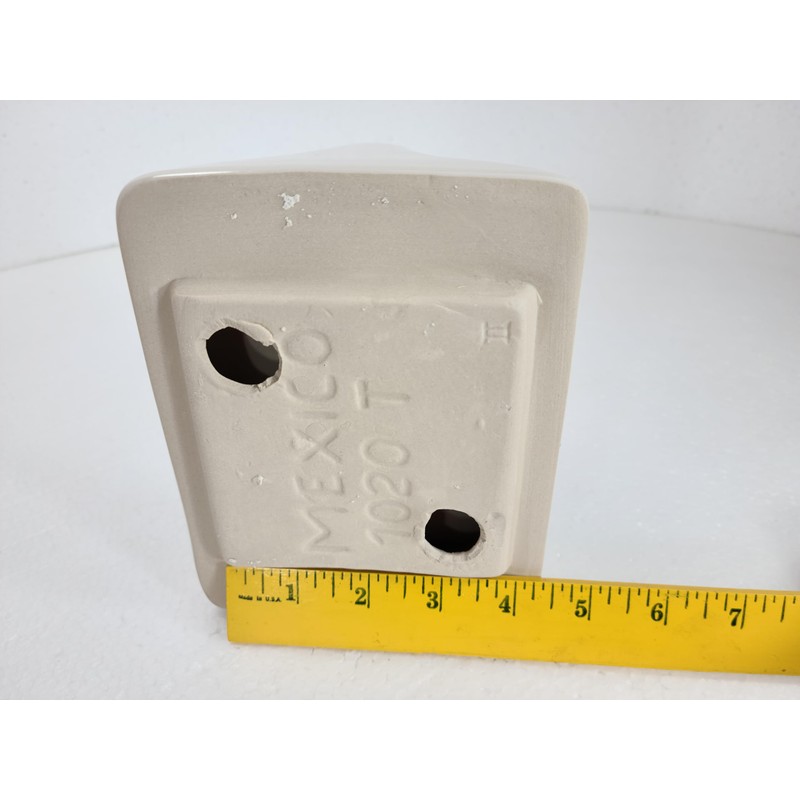 Beige Bone Almond Ceramic TP Toilet Paper Holder Wall Mount