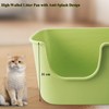 Vealind Large High Sided Cat Litter Box Extra Deep Litter