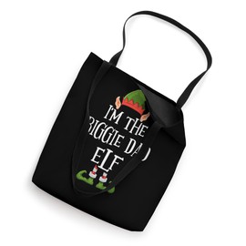 I'm the Biggie Dad Elf Graphic - Funny Ugly Christmas Appare Tote Bag