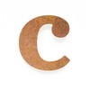 Vintage House Number C - Solid, Weatherproof & Durable -