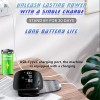 LED Blood Pressure Monitor Wrist Rechargeable Voice Broadcast Heart Rate