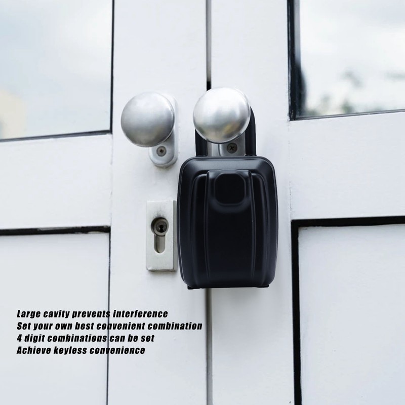 Key Locks Storage Box Large Capacity Safe 4 Digit Combination