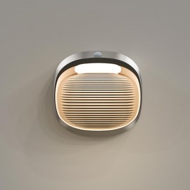 uuffoo Wall Light with Motion Sensor, Smart Sensitivity, Auto On/Off, 3 Brightness Levels, Magnetic Base, 2200mAh use forBattery Bedroom Kitchen staircases (Silver Gray, one Pack)