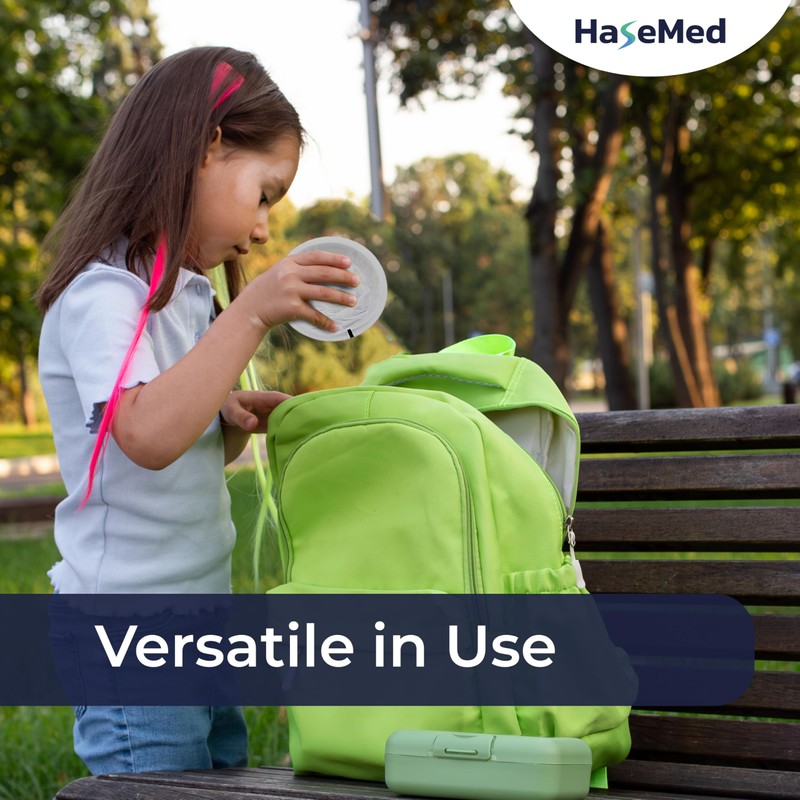 HaseMed Disposable Sick Bags with Closure Ring | Leakproof, Opaque