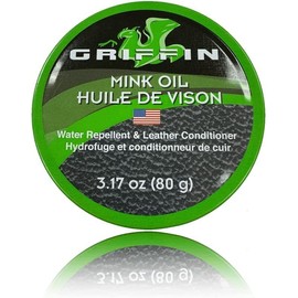 GRIFFIN Mink Oil - Leather Conditioner 1 Container, 2.8 Oz