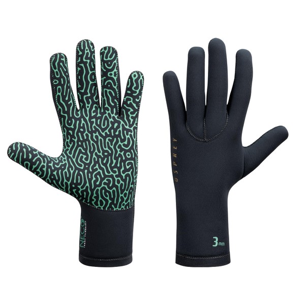 Osprey Source Eco Wetsuit Gloves, 3mm Neoprene, Thermal, Waterproof, Anti-Slip