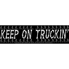Gypsy Rose Grateful Dead Keep On Truckin' - Bumper Sticker/Decal (11.25" X 3")