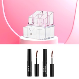 Hera Lip Organizer + Hera Rich Curling Waterproof Mascara Brown 3g Set of 2 / 헤라 립정리함+헤라 리치 컬링 워터프루프 마스카라 브라운 3g 세트 2개 세트