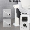 GERZWY Bathroom Toilet Paper Holder Stand SUS 304 Stainless Steel