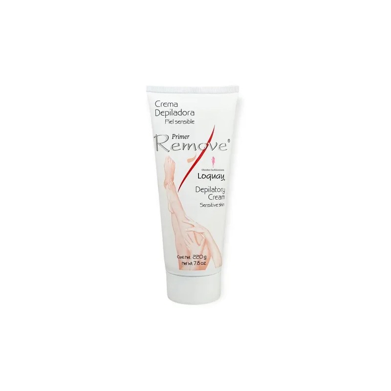 Crema Depiladora Loquay Piel Sensible Primer Remove 220 mL Cuerpo
