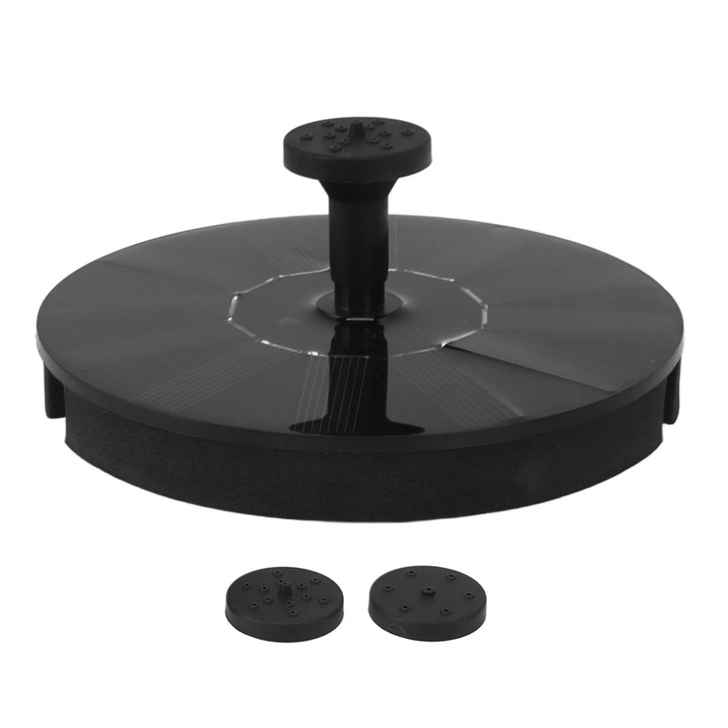 Haofy Fuente Solar Fuente de Agua Flotante Multi-Boquilla Ahorro de