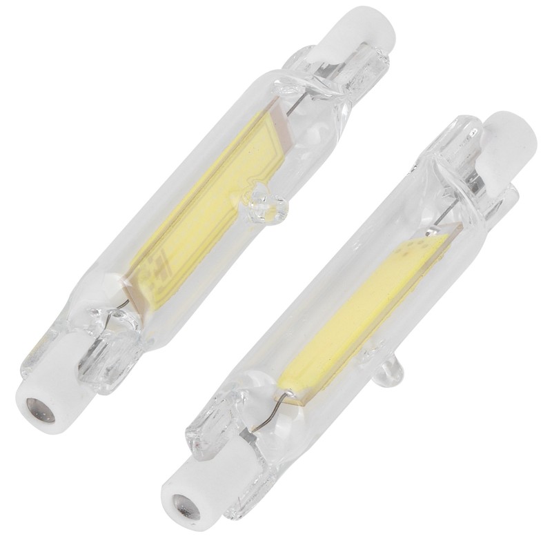 2Pcs R7S COB Bulb 5W 78mm Highlight Double Ended Flood