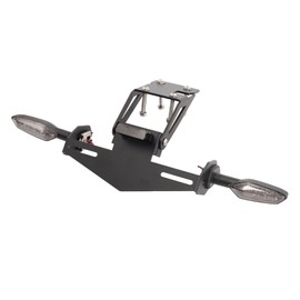 Tail Tidy Kit for Z650 ER650 NINJA650 EX650 2017-2024. Fender Eliminator Kit Equipped Foldable License Plate Holder, License Plate Light, Turn Signal Lights (Smoke)