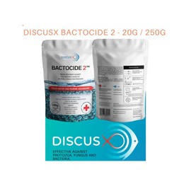 DISCUS X - BACTOCIDE 2 -20G - DISCUS FISH -NATURAL BACTERIA DESTROYER (INTERNAL)