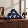 Folded American Flag 100% Cotton 3x5 ft for Military Funeral,