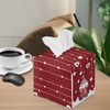 doginthehole Valentine's Day Decortaions Tissue Box Cover Holder Square with