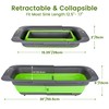 ROTTOGOON 7Qt Collapsible Colander Strainer, Expandable Over the Sink Colander,