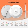 Obeaming 2 Pack 12V LED Ceiling Dome Light 400LM, 4.75"