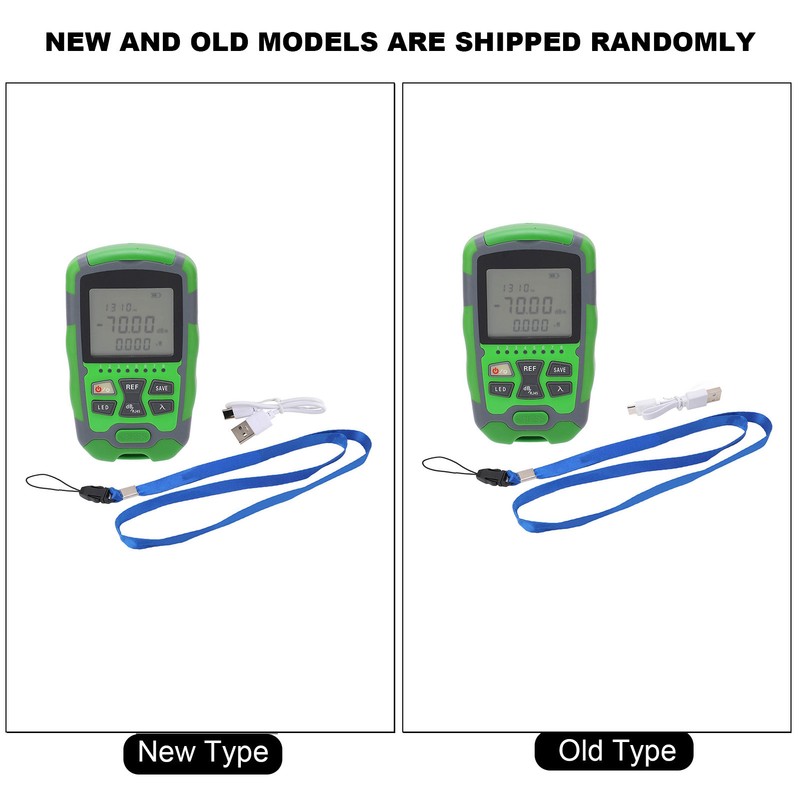 Optical Fiber Power Meter ‑70~+10dbm Digital Display Optic Cable Tester