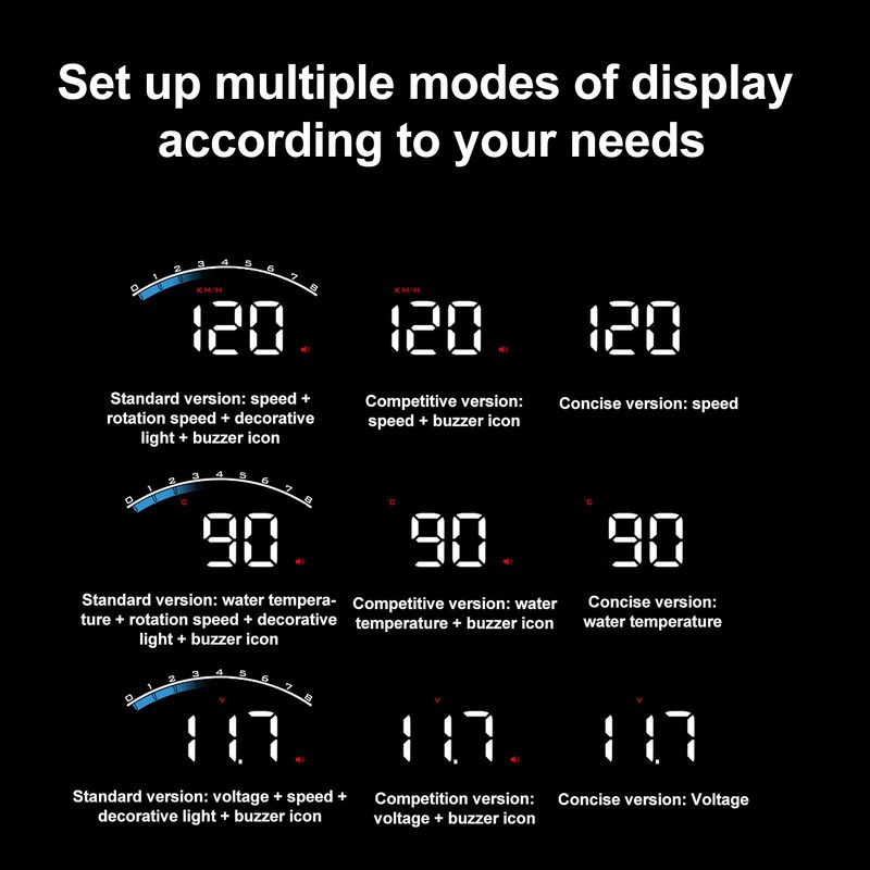 Universal Car Head Up Display High Definition OBD HUD Windscreen
