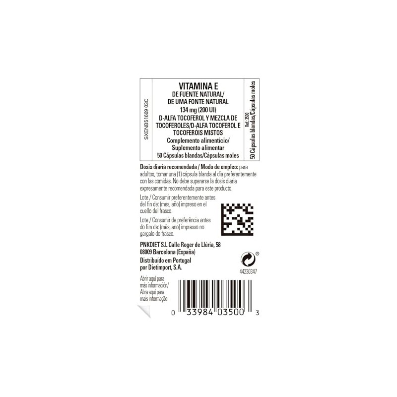 Solgar Vitamin E Natural Source 134 mg (200 IU) Softgels