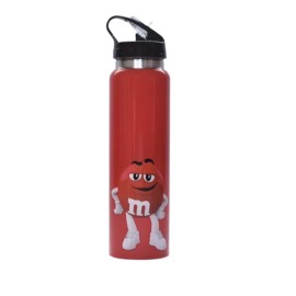 Mars M&M's World Red Character 25oz Stainless Steel Straw Tumbler New