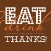 Ideal Home Range 20 Count Cocktail Napkins, Eat Drink And
