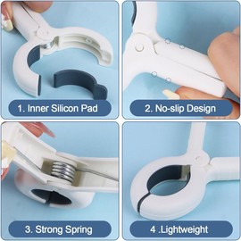 ZKGYUS Pack of 8 Clips, Towel Clips for Beach Loungers, Strong Towel Clips, Windproof Beach Towel Clips for Daily Laundry, Bath Towel, Carpet, Bedding and Thick Clothing