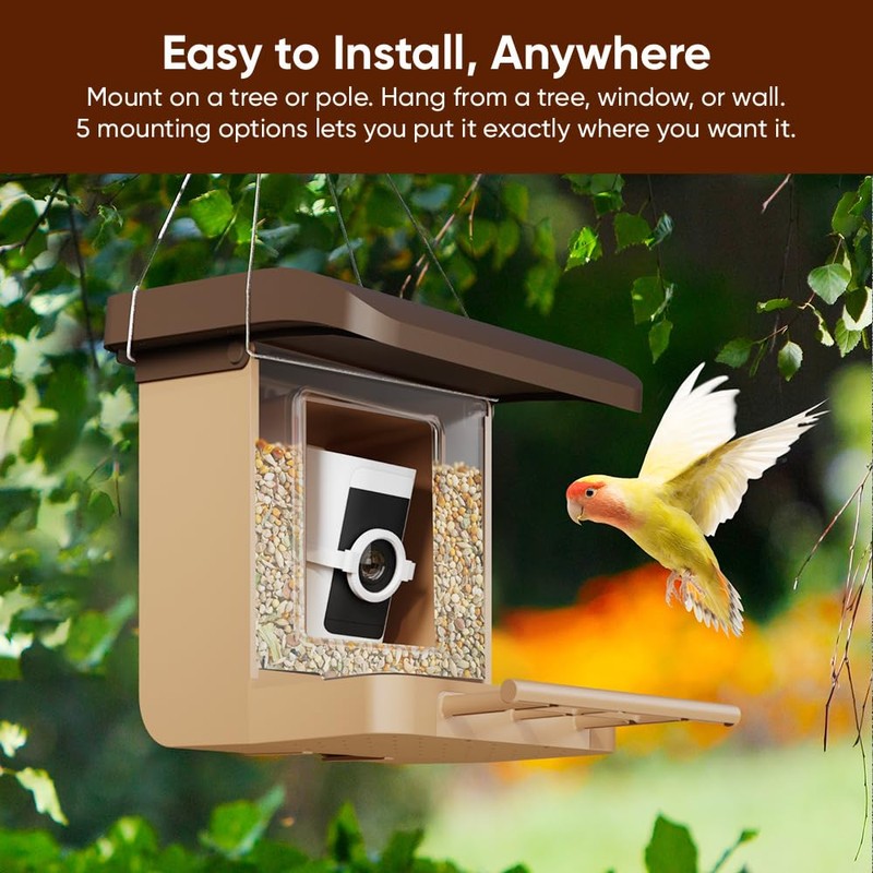 Bird Feeder Camera Case Compatible with Wyze Battery Cam Pro,