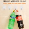 FOTYRIG Adhesive Hooks Heavy Duty Wall Sticky Hooks for Hanging