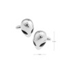MRCUFF Alien 3D Head Pair of Cufflinks in a Presentation