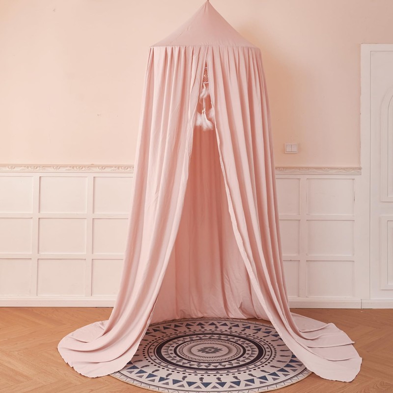 dix-rainbow Princess Decor Canopy for Kids Bed, Soft and Durable