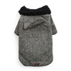 Reddy Grey Textured Fleece Dog Jacket, X-Large