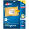 Avery Printable Shipping Labels with Sure Feed, 3-1/3" x 4",