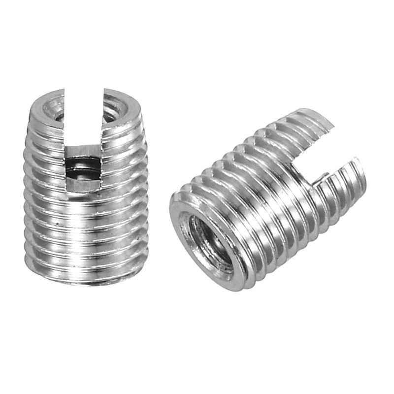 uxcell Self Tapping Threaded Inserts, 15pcs M2.5-0.45 Female to M4.5-0.5