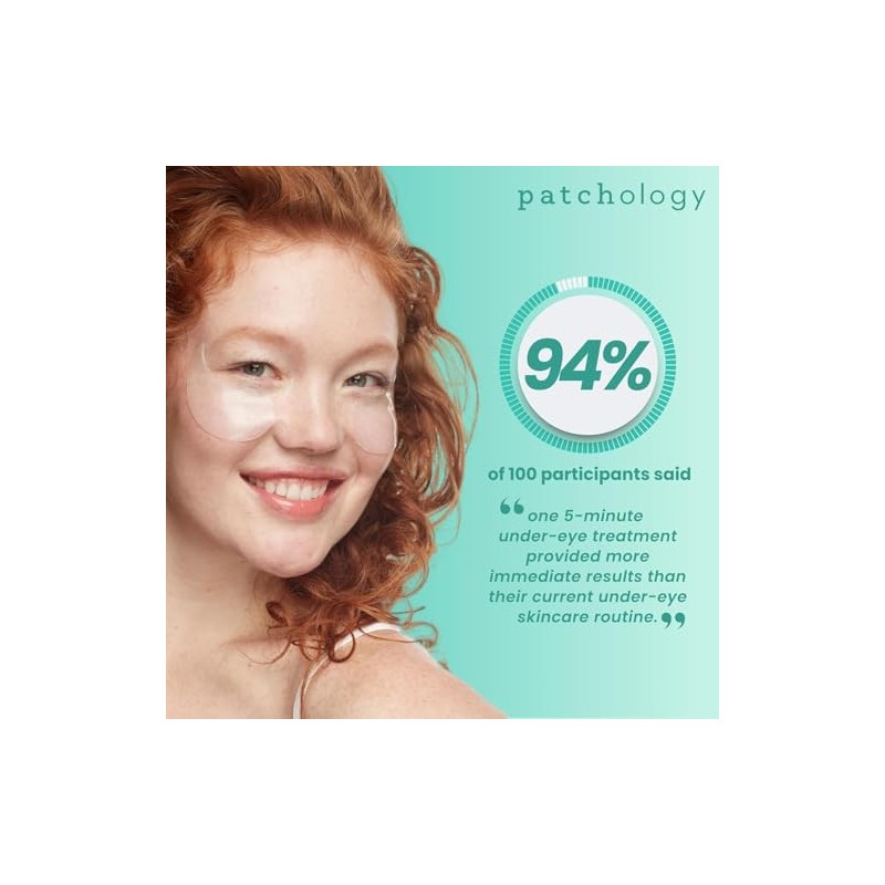 Patchology FlashPatch Rejuvenating Eye Gels for Puffiness, Tired Eyes- w/